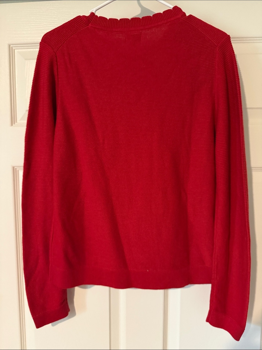 J. Crew Red Crewneck Sweater - Picture 7 of 7